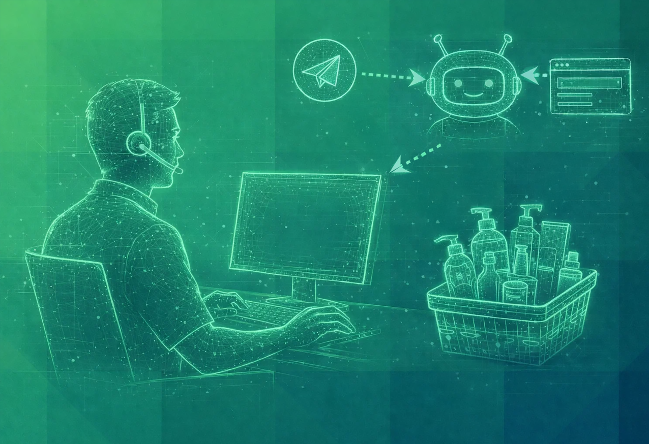 ИИ ассистент WEDOLAB для доставки воды: автоматизация заявок, Telegram и WhatsApp